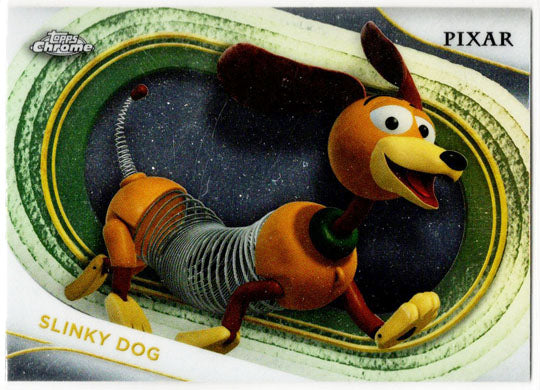 2025 Topps Chrome Disney Base Card 91 Slinky Dog