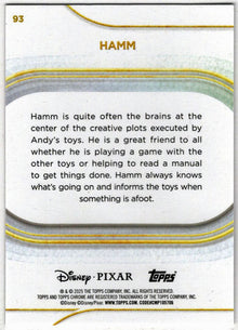 2025 Topps Chrome Disney Base Card 93 Hamm