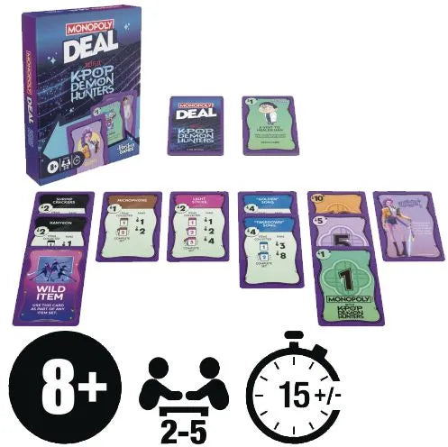 Monopoly Deal: K-Pop Demon Hunters