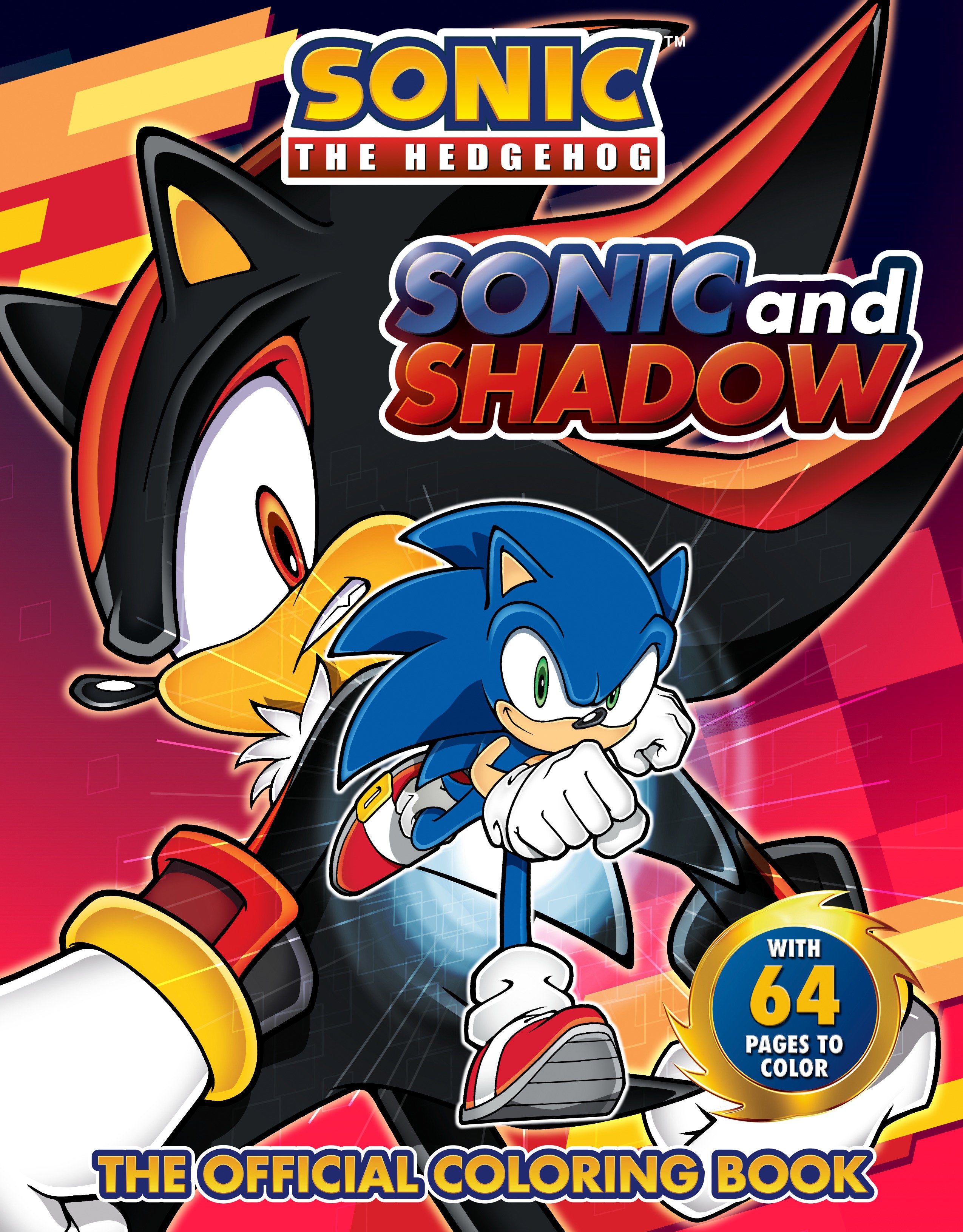 Sonic And Shadow: The Official Coloring Book