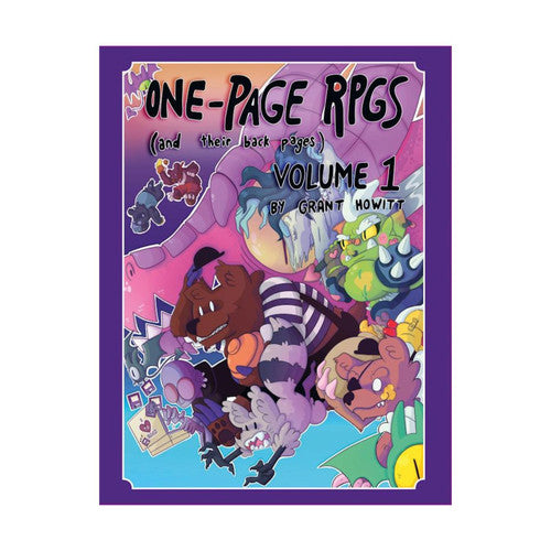 One Year of One Page RPG's: Volume 1 (2016-2017)