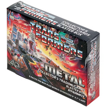 2026 Dynamite Transformers 40th Anniversary Metal Collector’s Trading Cards Blaster Box