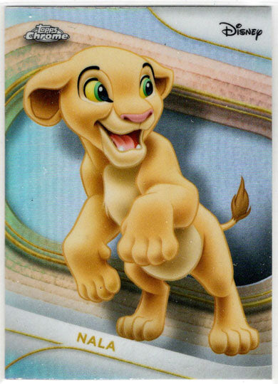 2025 Topps Chrome Disney Refractor Parallel Card 97 Nala