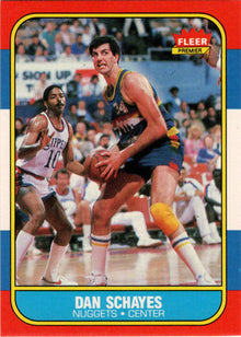 1986-87 Fleer Basketball #98 Dan Schayes Base Rookie Card