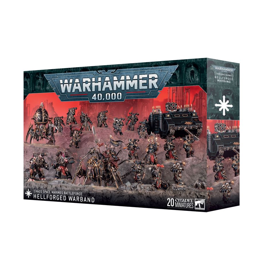 Warhammer 40k: Hellforged Warband - Chaos Space Marines Battleforce