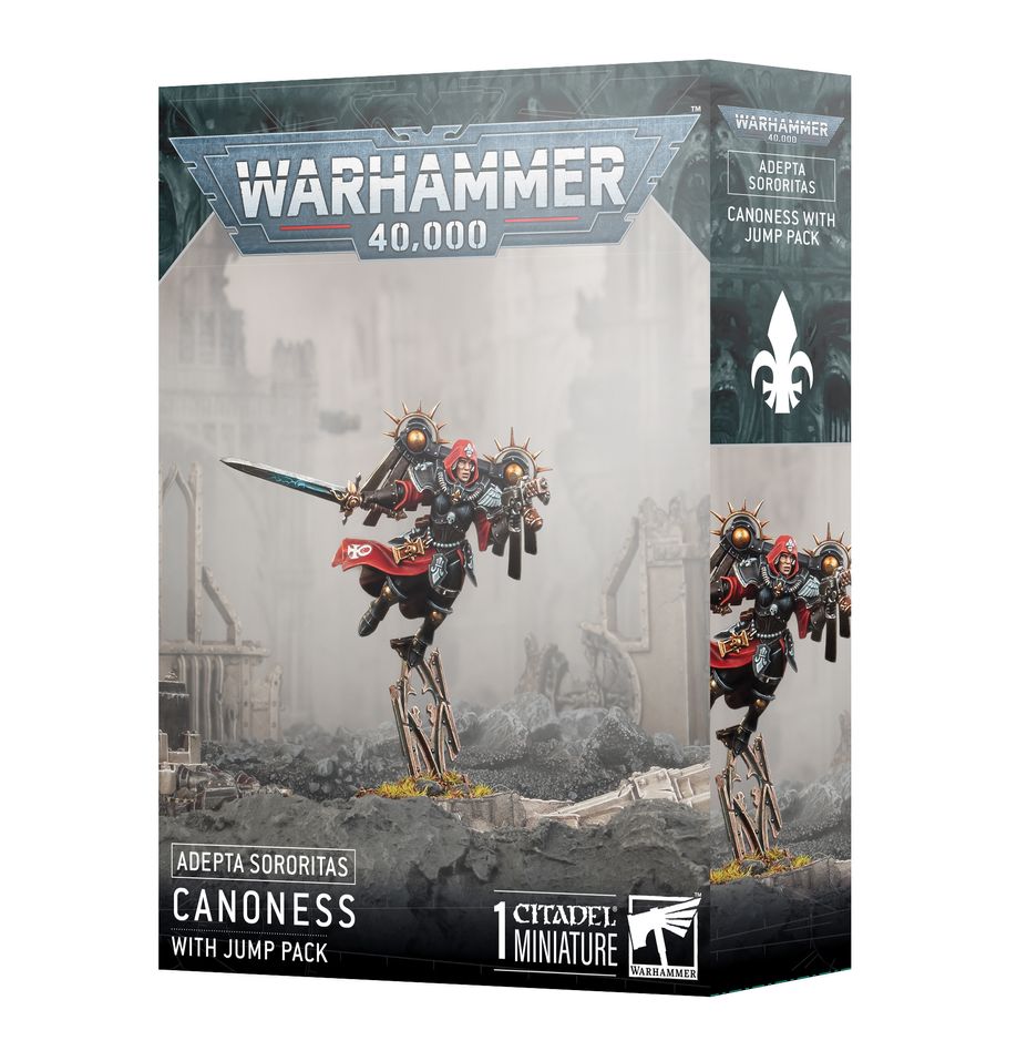 Warhammer 40k: Adepta Sororitas - Cannoness with Jump Pack