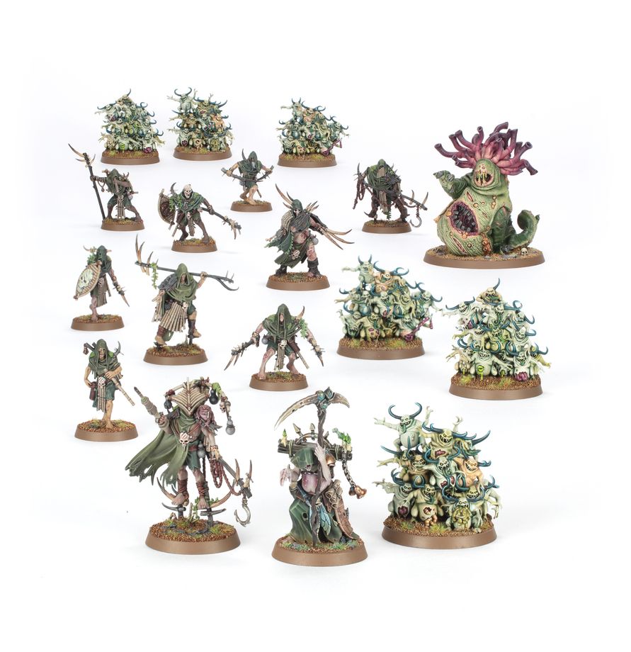 Warhammer Age of Sigmar: Maggotkin of Nurgle - Bubonic Cell Spearhead