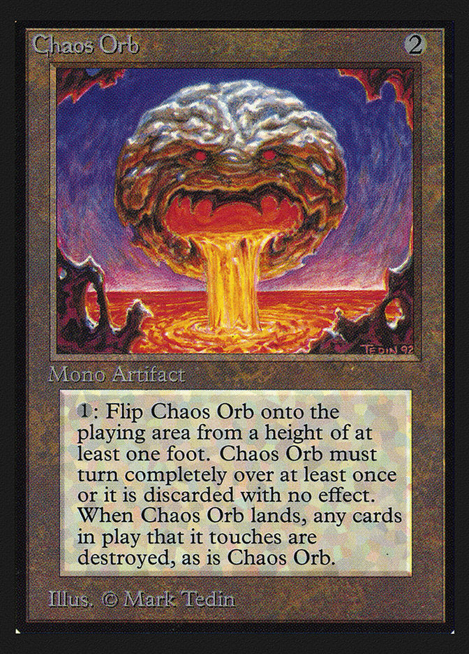 【MTG】Chaos Orb #4/9 Magic: The Gathering MTG Chaos Orb [Collectors' Edition] Graded