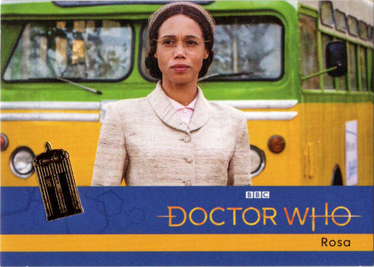 2022 Doctor Who Series 11 & 12 Gold Parallel Card 9 "Rosa" /99