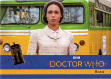 2022 Doctor Who Series 11 & 12 Gold Parallel Card 9 "Rosa" /99