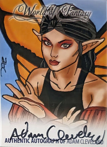Breygent World of Fantasy Autograph Z-Card ZA-AC2 by Adam Cleveland