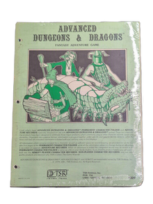 TSR Advanced Dungeons & Dragons Permanent Character Folder