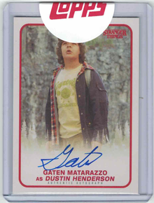 Stranger Things Season 1 Autograph Card A-DH Gaten Matarazzo as Dustin Henderson