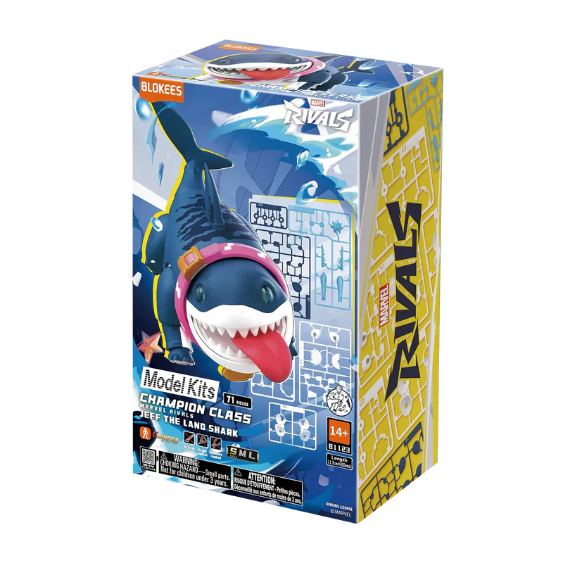 Blokees Marvel Rivals Champion Class Model Kit - Jeff the Land Shark