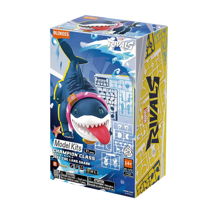 Blokees Marvel Rivals Champion Class Model Kit - Jeff the Land Shark