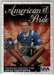 2019 Panini Donruss Baseball American Pride Insert Card AP15 Adley Rutschman