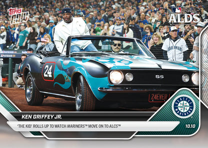 2025 Topps Now Ken Griffey Jr. Card 850 The Kid Rolls Up Seattle Mariners