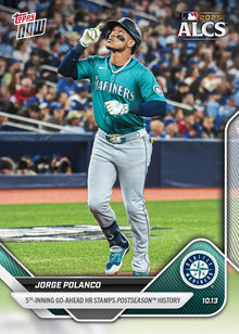 2025 Topps Now Jorge Polanco Card 864 5th Inning Go-Ahead Seattle Mariners