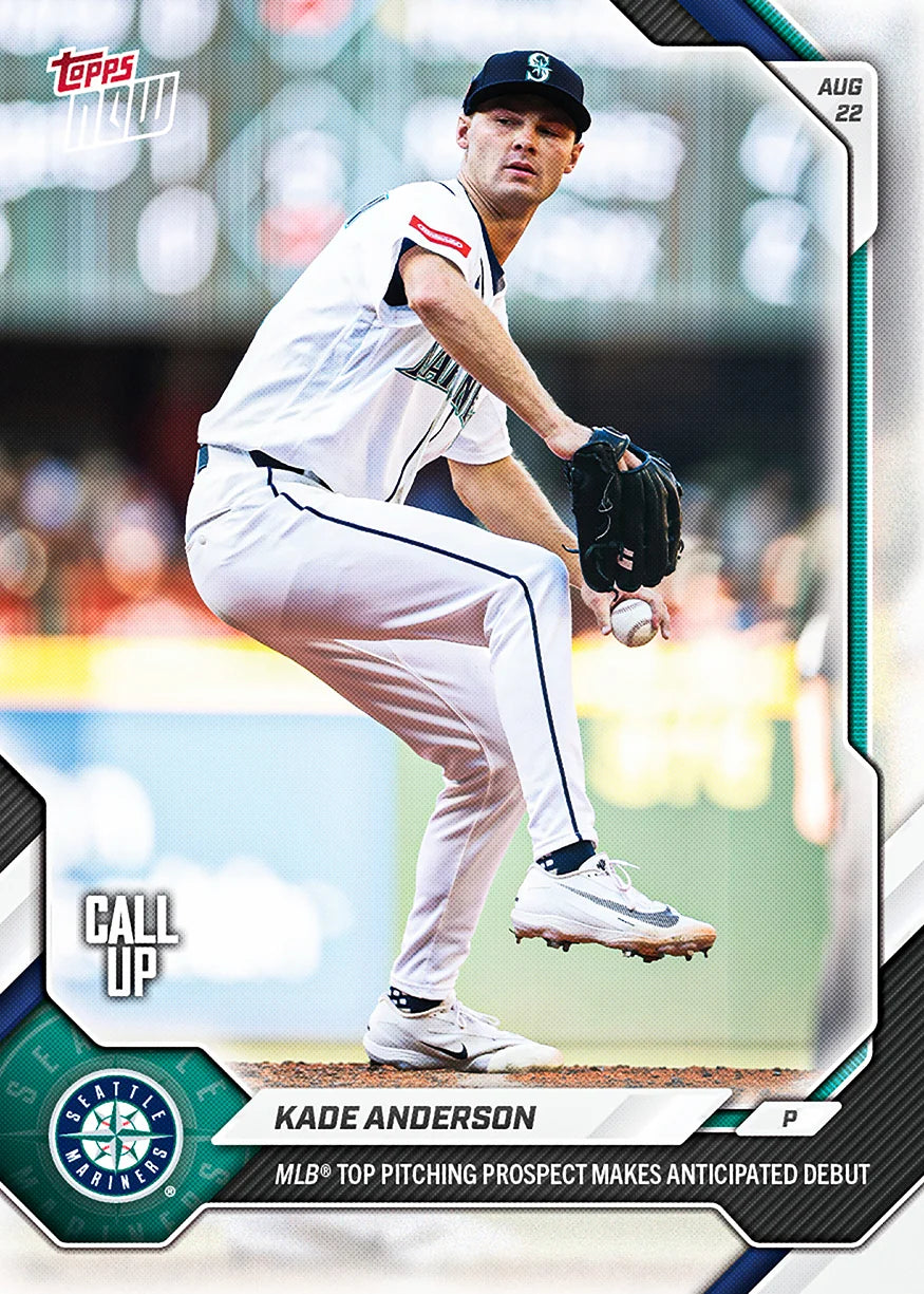 2026 Topps Now Kade Anderson Card 584 MLB Top Pitching Prospect Debut