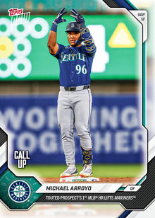 2026 Topps Now Michael Arroyo Card 665 1st MLB Home Run