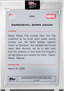 2026 Topps Now Daredevil: Born Again Season 2 DDS2 PR: 8482