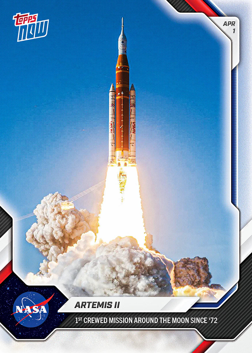 2026 Topps Now Artemis II Card A201 PR: 24420