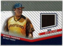 2020 Topps Update Baseball All-Star Stitches Relic Card ASSC-MC Miguel Cabrera