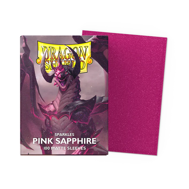 Dragon Shield Matte Sleeve - Pink Sapphire 100ct