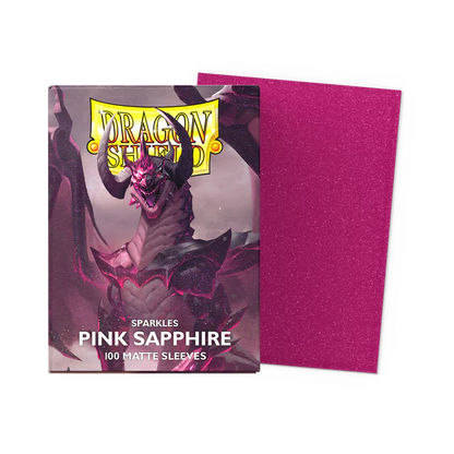 Dragon Shield Matte Sleeve - Pink Sapphire 100ct