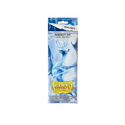 Dragon Shield Perfect Fit Sleeve - Clear Sealable 100ct