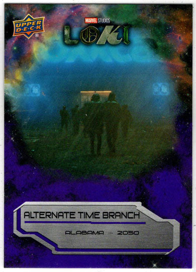 2023 Upper Deck Marvel Loki Alternate Time Branch Card ATB-3 Alabama 2050