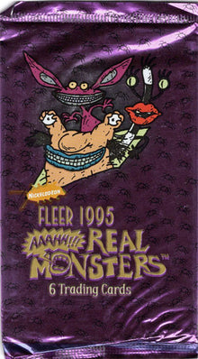 Fleer 1995 Nickelodeon Aah! Real Monsters Trading Card Pack