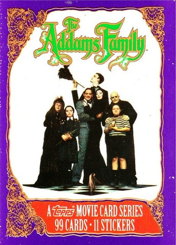 Addams Family Movie Complete Set of 99 Cards and 11 Stickers