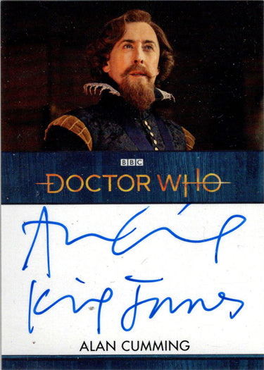 2022 Doctor Who Series 11 & 12 Alan Cumming Autograph Inscription Card