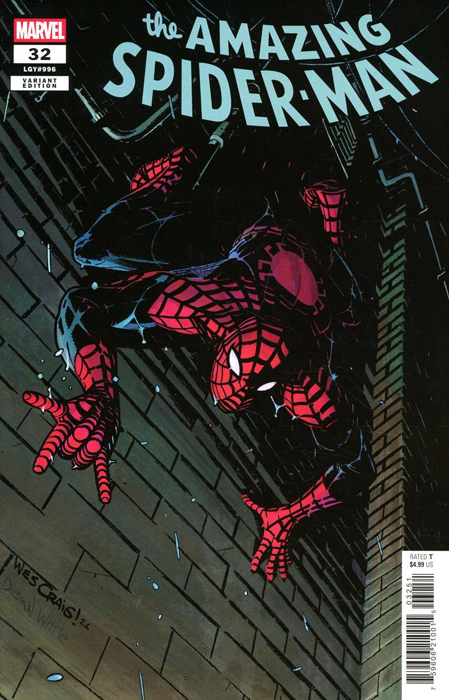 Amazing Spider-Man #32 Wes Craig Variant
