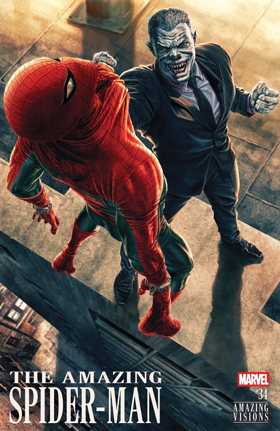 Amazing Spider-Man #34 Lee Bermejo Amazing Visions Variant