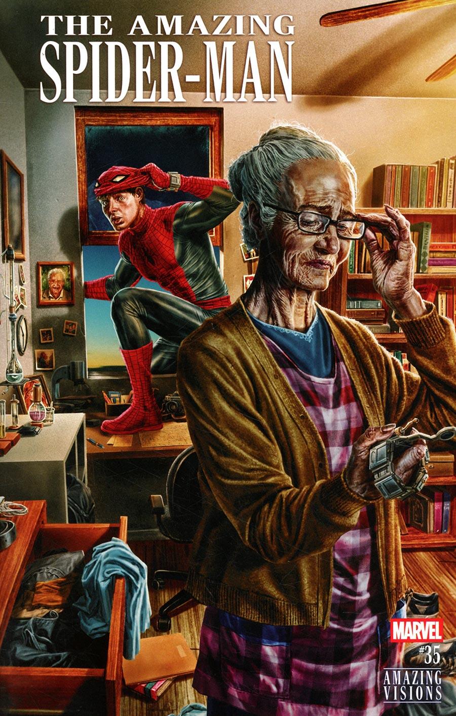 Amazing Spider-Man #35 Lee Bermejo Amazing Visions Variant