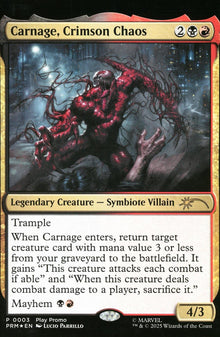 Amazing Spider-Man/Venom: Death Spiral   Body Count #1 Lucio Parrillo Magic: The Gathering Variant [Ds]