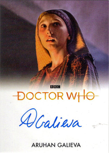 2022 Doctor Who Series 11 & 12 Aruhan Galieva Full Bleed Autograph Card