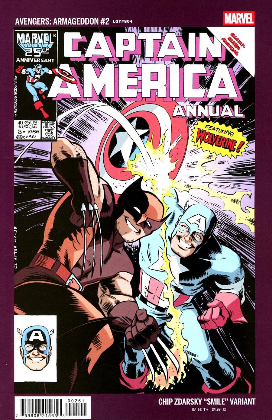 Avengers: Armageddon #2 Chip Zdarsky Smile Variant