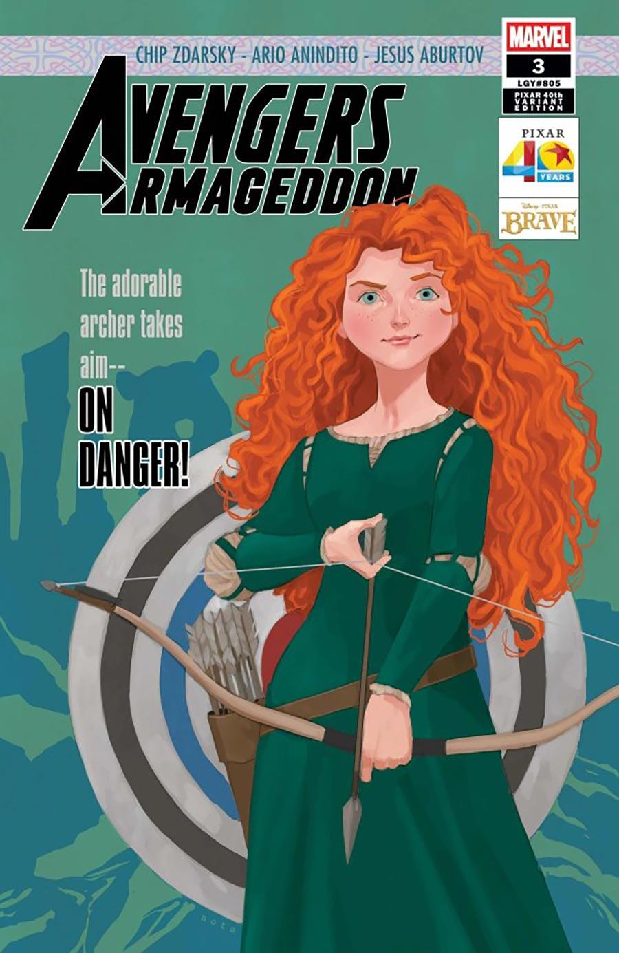 Avengers: Armageddon #3 Phil Noto Pixar 40 Th Variant