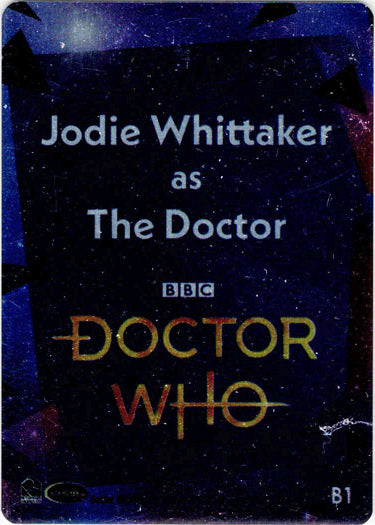 2022 Doctor Who Series 11 & 12 Space For All Metal Insert Card B1 Jodie Whitaker