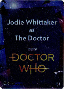 2022 Doctor Who Series 11 & 12 Space For All Metal Insert Card B1 Jodie Whitaker