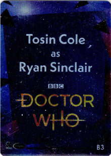 2022 Doctor Who Series 11 & 12 Space For All Metal Insert Card B3 Tosin Cole