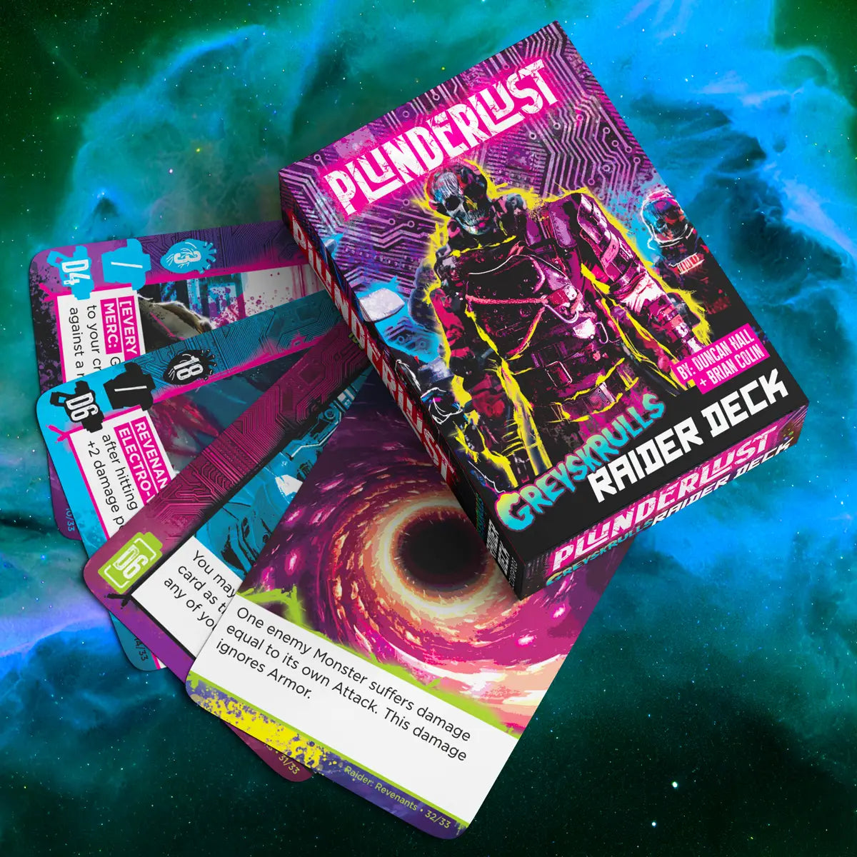 Plunderlust Card Game: Greyskrulls Deck