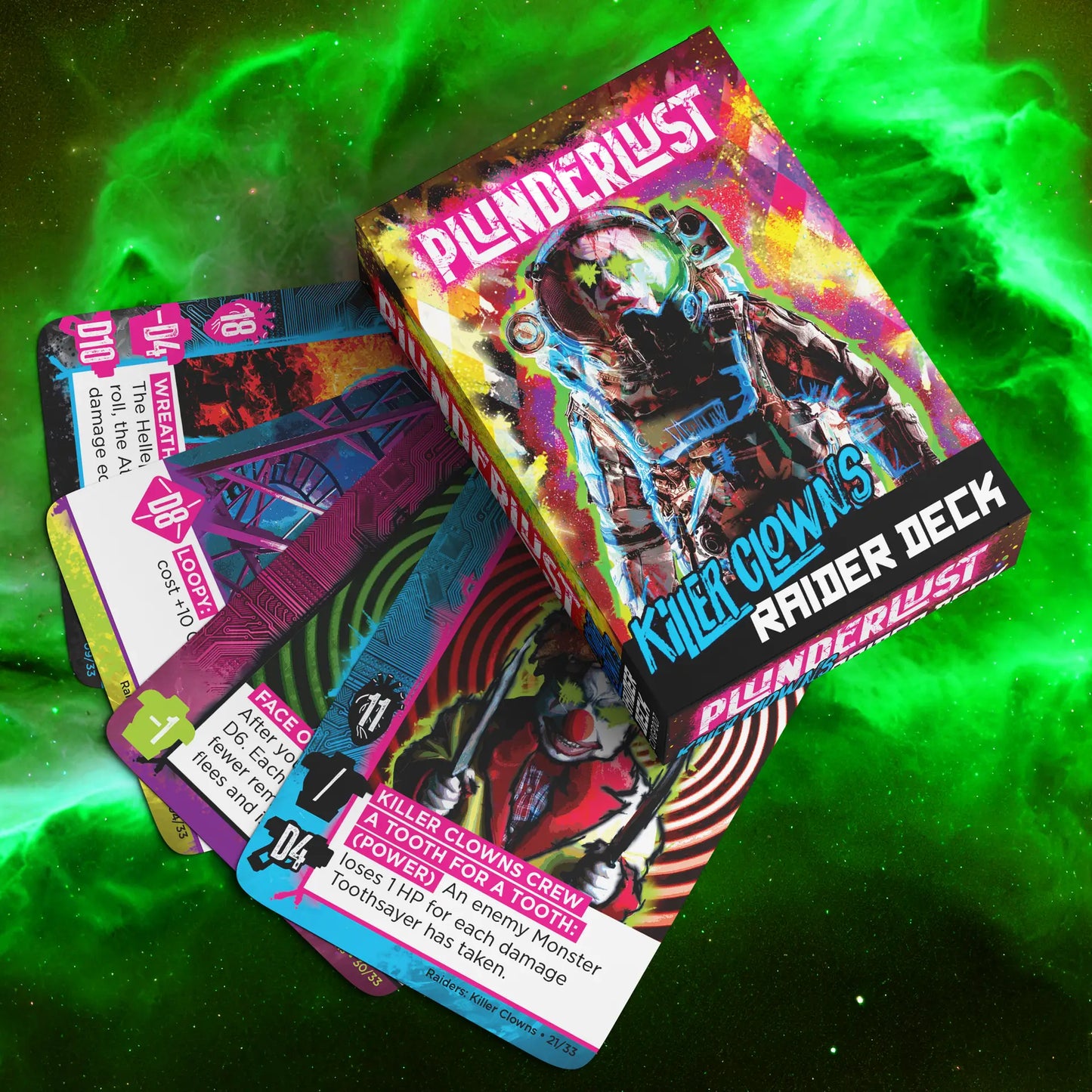 Plunderlust Card Game: Killer Clowns Deck