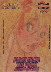 Mandy Blast From The Past (2009) 5finity 2023 Promo Card M1 Dean Yeagle /10