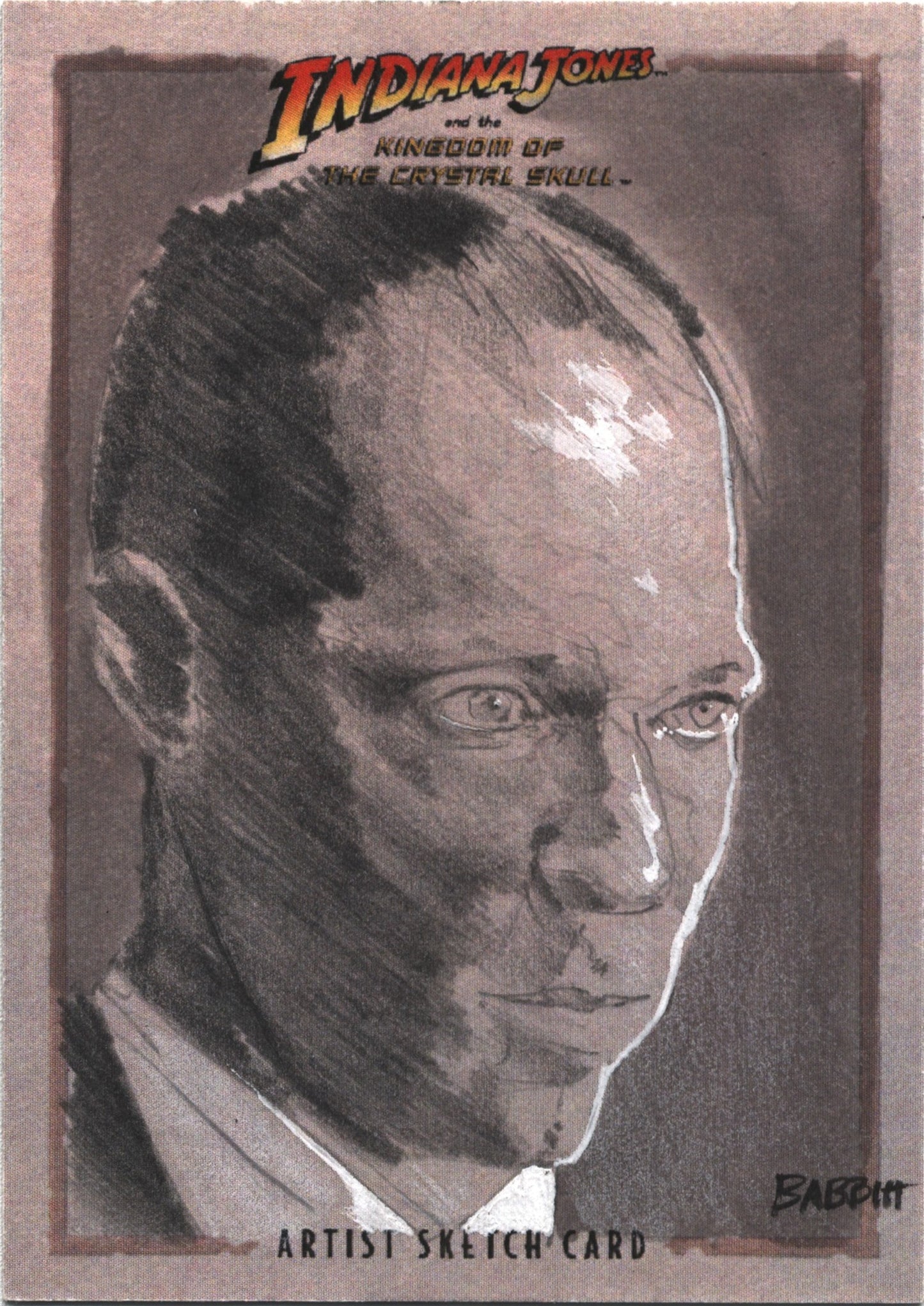 Indiana Jones Kingdom of the Crystal Skull Kyle Babbitt Sketch Card