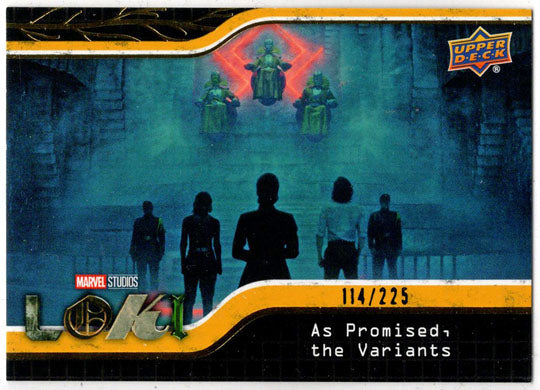 2023 Upper Deck Marvel Loki Yellow Parallel Base Card 57 As Promised... 114/225