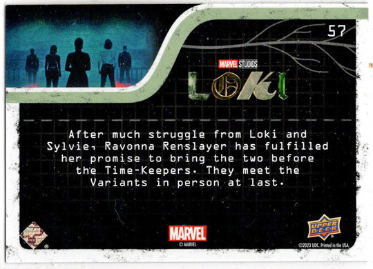 2023 Upper Deck Marvel Loki Yellow Parallel Base Card 57 As Promised... 114/225